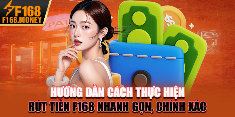 Hướng dẫn cách thực hiện rút tiền F168 nhanh gọn, chính xác